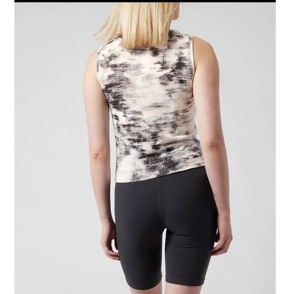 Athleta Inversion Athletic Twist Tank Top - Black & White - Size 3X - Picture 3 of 12